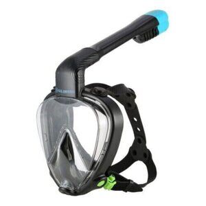 U.S. Divers Dryview Full-Face Snorkeling Mask, Black Size L/XL